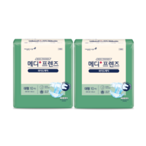 메디프렌즈 봄날 매직테입형 성인용 기저귀 대형, 14개, 20개입