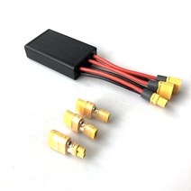 Ebike 20A/30A/40A 듀얼 배터리 팩 스위치 밸런서 2472VDC 용 이중 방전 컨버터, 20A XT30, 1개