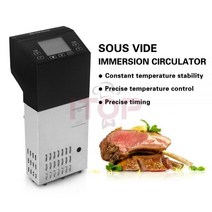 수비드머신 통돌이오븐 양갈비 수비드 스테이크 ITOP Sous Vide 요리 기계 상업용 저온 온도 조절 쿠커 1500W 최대 99 ℃ 용량 30L 물 타이밍 24 시간, 220v-240v 50-60hz, 에게