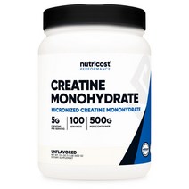 뉴트리코스트 크레아틴 5000mg 모노하이드레이트 마리크로나이즈드 파우더 500g