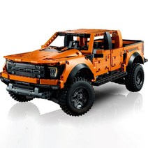 테크닉 포드 랩터 F-150 픽업 트럭 레이싱 자동차 MOC 42126 빌딩 블록 벽돌 교육, 05 Orignal Orangge