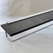 포세린 대리석 블랙 수건걸이 욕실선반 욕실 화장실수건걸이, 단품