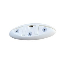 1PC 5 인치 나일론 보트 플립 업 접이식 클리트 도크 데크 마린 하드웨어 라인 로프 계류 액세서리 나사 포함, [02] white