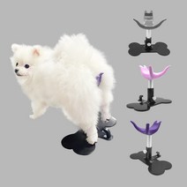 TPC21 강아지 미용의자 거치대 받침대 보조의자 커트 드라이 발관리 목욕 반려견 애견 고양이, 그레이, 1개