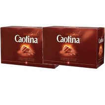 카오티나오리지널 스위스 퓨어 센세이션 초콜릿 15g 100개 CAOTINA ORIGINAL Chocolate Suisse pure Sensation, 2팩