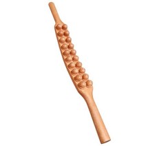 유기괄사 도자기괄사 속살괄사 마사지기 WooBong 20 비즈 구아샤 마사지 스틱 탄화 나무 등 바디 경락, 02 58cm B, 02 58cm B