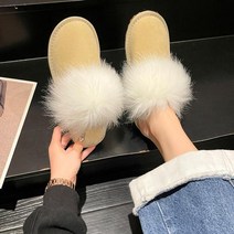 홈 슬리퍼 여성 플랫 슈즈 빅 사이즈 커버 발가락 슬라이드 퍼 플립 플롭 로우 마사지 플러시 로마 PU 고무 패브릭