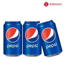 BUyuSX 펩시 6개(일반용) 콜라/탄산음료/탄산/청량음료/롯데칠성/펩시/음료수/캔/뚱캔 콜라 355ml굿딜 브이숍, 상세페이지 참조