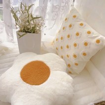 등쿠션 침대 플라워 베개 계란 북유럽 스타일 계란 홈 소파 플로팅 창, 06, 50x50cm