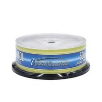 Optical Quantum 50GB 6X 블루레이 더블 레이어 기록 가능 디스크 BD-R DL 로고 상단 50-디스크 스핀들(OQBDRDL06LT-50), 25-Discs_Disc