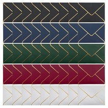 청첩장 바른손카드 50 개/갑 18.5cm x Phnom Penh 봉투 결혼식 초대장 가방, 06 5 color miexd 50pc