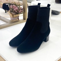 X21502 BLACK 스판 여성앵클부츠 5cm 미셸by탠디 TW137