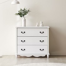 이노센트 하이틴 3단서랍장 i100170, 화이트