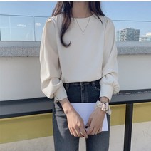 결혼식흰블라우스 증명사진블라우스 여자면접복장 블라우스 여성 봄 심플