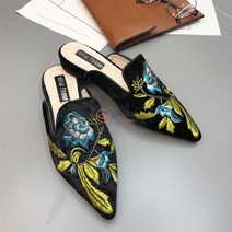 오르난 여성 플라워 블로퍼 샌들 2.5cm 553920467008
