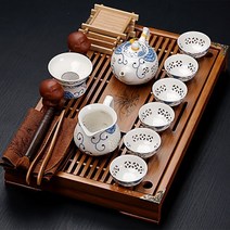Old Wangge 중국 전통 자사호 도자기 다도세트 다기세트 효리네 민박, 4.6색다기+진갈색, 1개