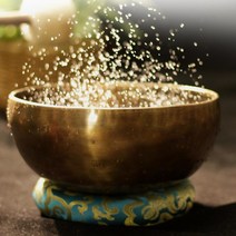 이도다완 접시 이천 도자기 사기 4인 그릇 세트 네팔 보름달 그릇 순수한 단조 티베트 소리 치유 스파 명상, 04 22cm