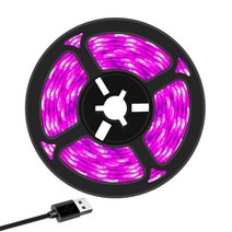 식물등 식물 조명 led 터치 led 성장 조명 전체 스펙트럼 5m300leds usb, 만지지 마세요, 3m 180LED, IP65 방수