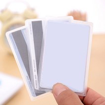 투명 카드 케이스 100장 포토카드 포카 보관파우치 필름 투명슬리브, 본품선택
