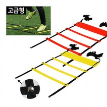 축구연습 사다리 스텝레더 고급형 3M 4M 6M, 고급형-6M(레드)