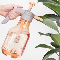 큰화분 홈가드닝 2모드 자동분사 압축 분무기 1.5L 용량큰 스프레이 분재, 레드
