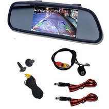 후석모니터 dmbtv 차량용 tv 안드로이드 모니터 휴대용 티비 5 인치 tft lcd hd800480 화면 자동차 미러 반전 주차 2 비디오 입력 백미러 카메라 옵션, cam06으로 모니터