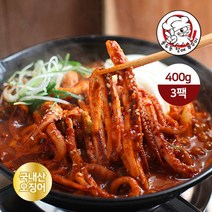 [뉴본] 국내산 용두동할매 오징어볶음 400g x 3팩, 상세 설명 참조