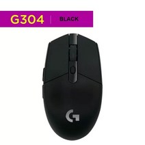 서든어택 기계식 마우스 로지텍 g304 무선 2.4g 노트북 사무실 데스크탑 g304, 검은색, 검은색