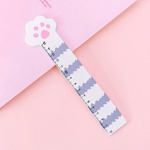 건축 제도 용품 1pcs 한국 만화 고양이 눈금자 크리 에이 티브 나무 귀여운 제도 선물 패션 Kawaii 학교 편, 08 4