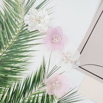 ﻿벚꽃 미니 아크릴 꽃 장식 부자재 배씨 꽃 그립 톡 브로치 비녀 뒤꽂이 헤어핀 재료 diy