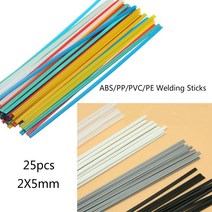 플라스틱 용접봉 200mm 길이 ABS/PP/PVC/PE 용접 스틱 플라스틱 용접기 용 2X5mm 25 개, 06 Type C  50pcs