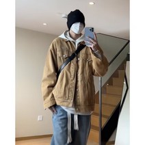 봄가을 워싱 카고 코트 남 아메리칸 빈티지 인스 하이패션 데일리룩 트렌드 자켓