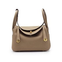 소가죽 리치 그레인 미니 린디백과 여성용 이너 핸드백 26개 가죽 숄더 골드 버클