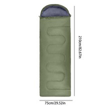 극동계침낭 캠핑 군용 베이스 이불 구스다운 침낭캠핑 슬리핑 백 경량 방수 4 시즌 따뜻한 차가운 봉투 배, 03 Army Green A