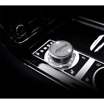 재규어 XF XE XJL XJ F페이스 큐빅 기어노브 조그셔틀, 실버