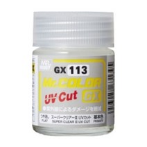 군제 Mr 하비 GX113 슈퍼 클리어III UV무광 18ml 락카도료, 슈퍼 클리어III  UV