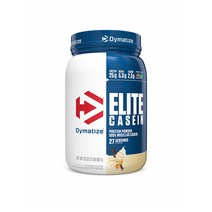 다이마타이즈 엘리트 카세인 프로틴 파우더 907g 스무스 바닐라 Dymatize Elite Casein Protein Powder, 1개