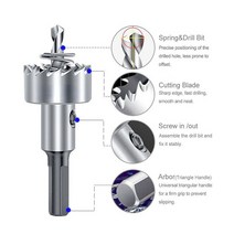 목재드릴비트 12mm - 카바이드 팁 HSS 드릴 비트 구멍 톱 세트 스테인레스 스틸 금속 목공 공구/32 사이즈, 05 16mm 1Pcs