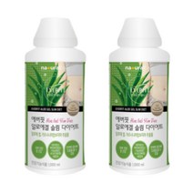 다이어트알로에겔 베라 피부 장 이뮨 영양제 1리터2통 대용량 알로에겔 식품 1000ml 면역부스터 즙 건강, 2개