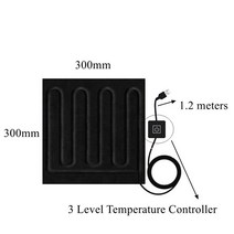 5V USB 전동 난방 필름 패드 열 탄소 섬유 원적외선 히터 랩 애완 동물 재킷 조끼 장갑 양말 바지 벨트 옷, [01] 5V, 13 300x300mm, 13 300x300mm_01 5V