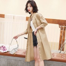 MOSAIRATION 여성 여름 3컬러 롱 가디건 얇은 트렌치코트 빅사이즈 SFW0630001
