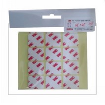 3M 사각 양면 테이프 25x25mm 24P 하이패스 블랙박스