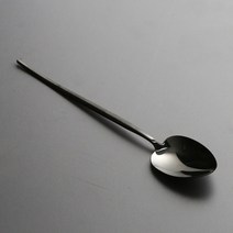 쓰임 마리아꾸르끼 한식 스푼 (2color), 블랙