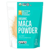 BetterBody Foods Organic Maca Powder 슈퍼푸드 마카 파우더 12oz(340g), 1개