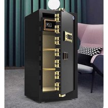 지문 문서 도난 방지 대형 금고 비밀 대용량 가정 캐비넷 전자 스토리지, 03 80cm 검정 지문 암호 키(원격인증)