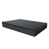 검은 동물 os 건축물 쟁반 pv 모델 채널 c발포 폼보드, T11-400x600x10밀리미터 블랙 2장