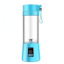 USB 휴대용 Juicer 무선 블렌더 홈 전기 믹서 기계 스무디 미니 푸드 프로세서 개인 주스, 01 Blue
