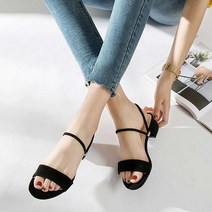 여성 여름 청바지 샌들 바캉스 비치 패션 코디 신발