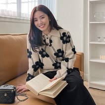 [조아맘] 울 스트라이프 카라 니트 JT06767