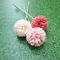 캔들바다 디퓨저스틱 - 동글꽃송이 ( 6색 ) (1pcs) 디퓨저볼, 3.옐로우, 1개